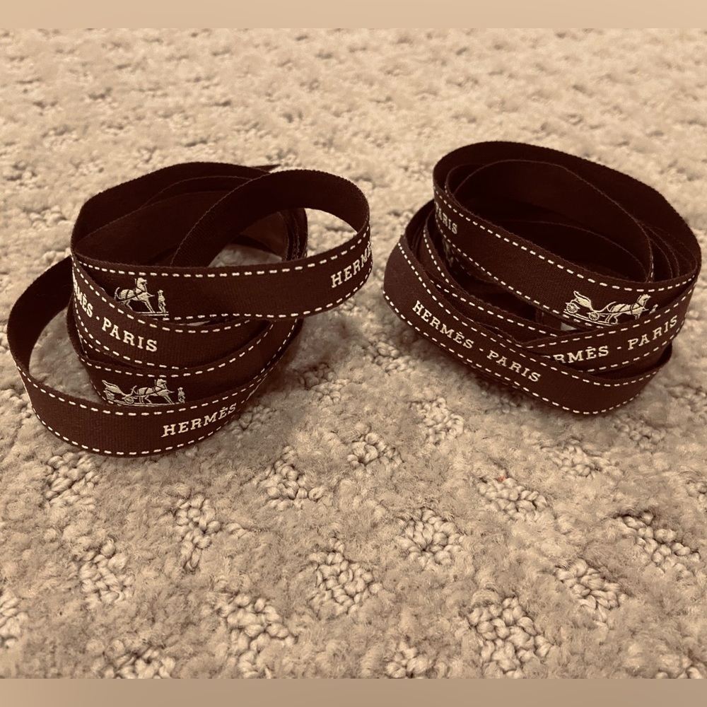 Hermes Gift Box Ribbon x 2